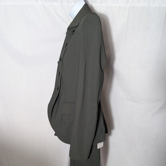 TRISTAN MILITARY style jacket blazer Sz S OLIVE GREEN PREPPY OLD MONEY $395 NWT - Picture 4 of 10